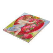 Clapsaddle: Cherub der Liebe Fliese (Seite)