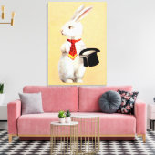 Clapsaddle: Osterhase mit Krawatte Leinwanddruck (Insitu (Wohnzimmer))