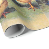 Clapsaddle: Schaukelnde Biddy Geschenkpapier (Rolleneckpunkt)