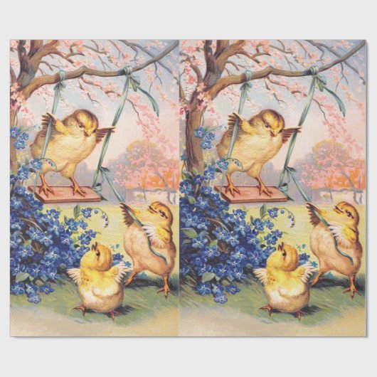 Clapsaddle: SchwingBiddy Geschenkpapier (Flach)