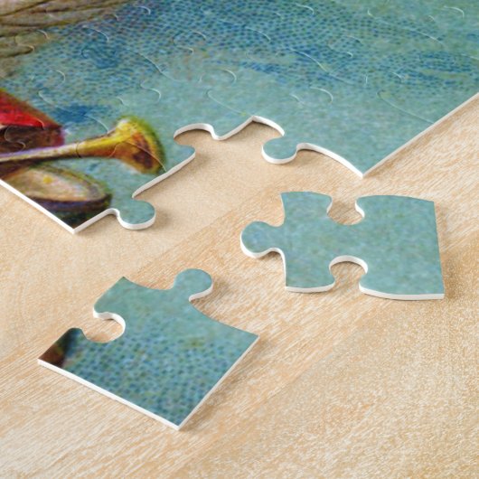 Clapsaddle: Weihnachtsengel mit Spielwaren Puzzle (Seite)