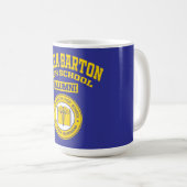 Clara Barton High School NY Alumni-Tasse Kaffeetasse (VorderseiteRechts)