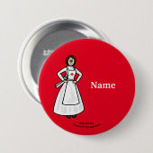 Clara Barton Nurse Button (Vorne & Hinten)
