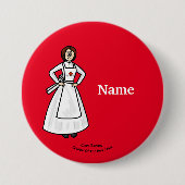 Clara Barton Nurse Button (Vorderseite)