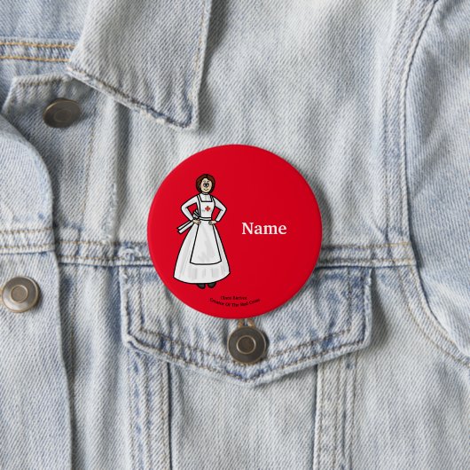 Clara Barton Nurse Button (Beispiel)