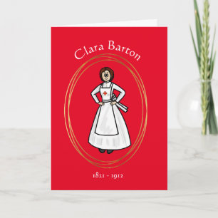 Clara Barton Nurses Day Grußkarte Karte