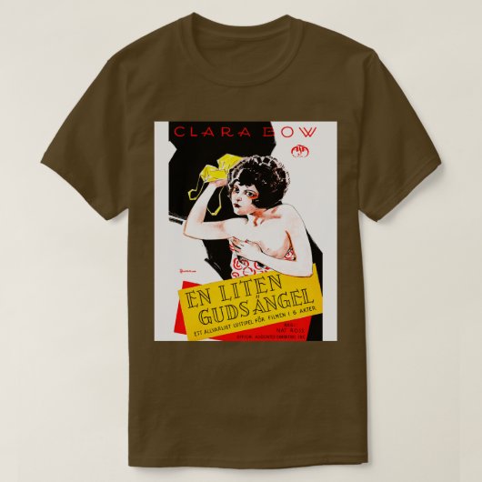 Clara Bow Two kann spielen T-Shirt (Design vorne)