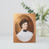 Clara "Claire" Sage Talla Johnson 1909 Postkarte (Stehend Vorderseite)