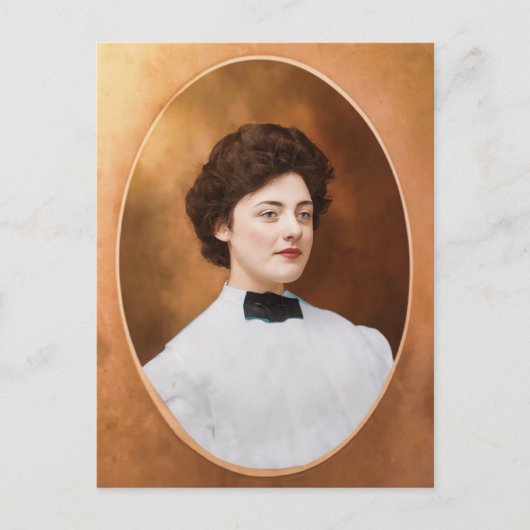 Clara "Claire" Sage Talla Johnson 1909 Postkarte (Vorderseite)