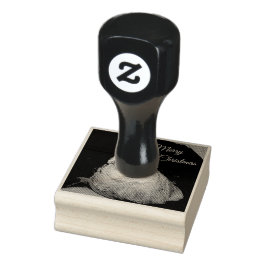 Clara Claus Groundhog Weihnachtskautschuk Briefmar Gummistempel