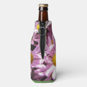 Clara Curtis PInk Perennial Mums Flaschenkühler (Flasche Rückseite)