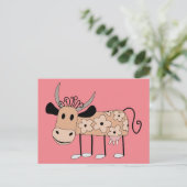 Clara, die Kuh-Postkarte Postkarte (Stehend Vorderseite)