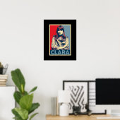 Clara Luciani Hop Portrait Poster (Heimbüro)