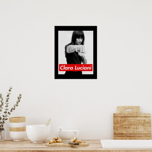Clara Luciani - La grenade Poster (Küche)