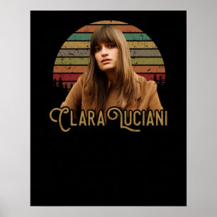 Clara Luciani Vintag Retro Poster