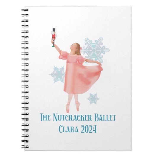 Clara mit Nutcracker 2024 Notizblock (Vorderseite)