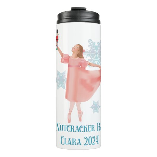 Clara mit Nutcracker 2024 Thermosbecher (Vorderseite)