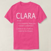 Clara Name Gift 39 T-Shirt (Design vorne)