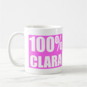 Clara-Name Kaffeetasse (Links)