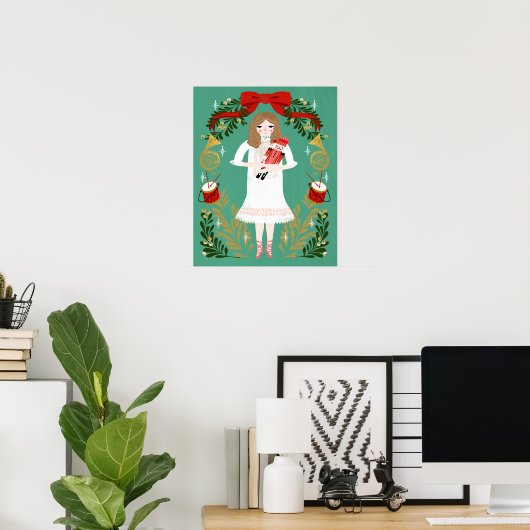 Clara Nutcracker Ballet Poster (Heimbüro)