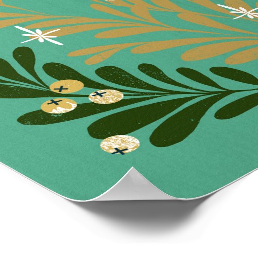 Clara Nutcracker Ballet Poster (Ecke)