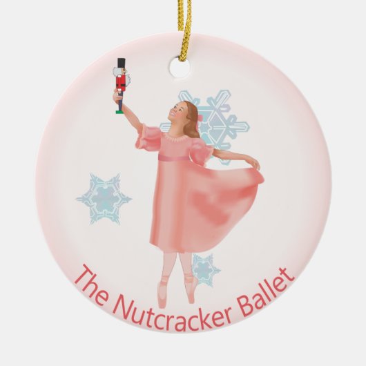Clara Nutcracker Keramik Ornament (Vorne)