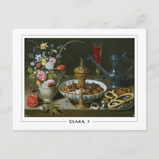 Clara Peeters #2 - Fine Art Postcard Postkarte (Vorderseite)