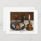 Clara Peeters #9 - Fine Art Postcard Postkarte (Vorne/Hinten)