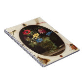 Clara Peeters Stillleben mit Blumen Notizbuch Notizblock (Rechte Seite)