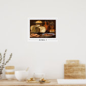Clara Peeters Zedign Art Poster #1 (Küche)