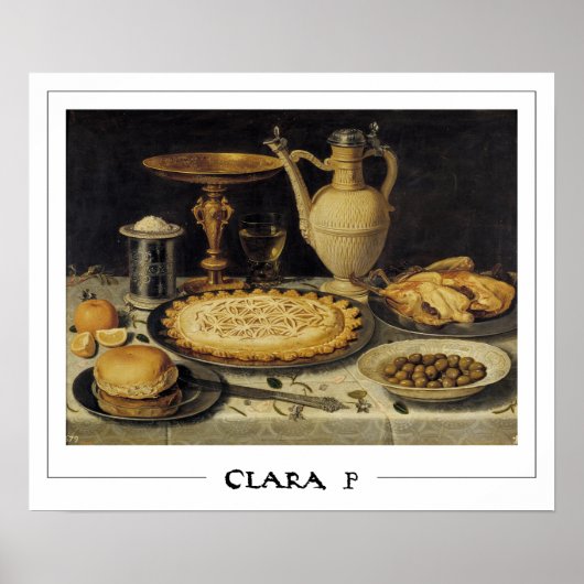 Clara Peeters Zedign Art Poster #10 (Vorne)