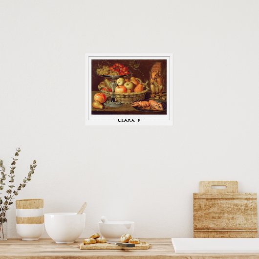 Clara Peeters Zedign Art Poster #11 (Küche)