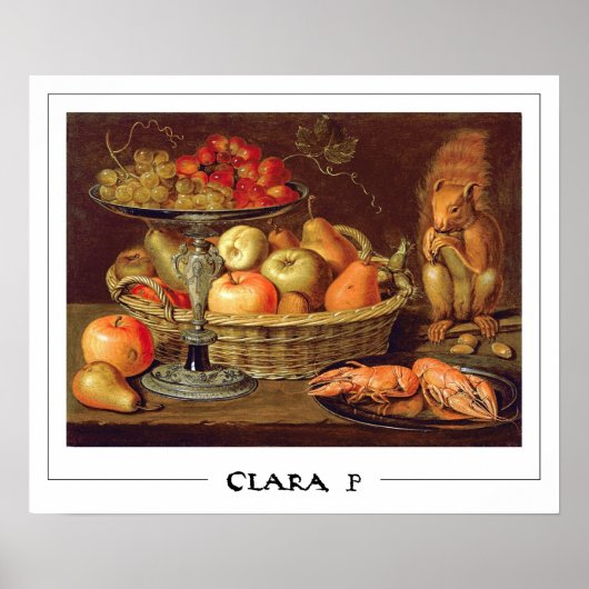 Clara Peeters Zedign Art Poster #11 (Vorne)