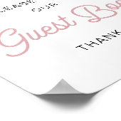 CLARA Retro Ice Creme Blush Unterschreiben Unser G Poster (Ecke)