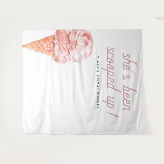 CLARA Retro Sie wurde mit Brautparty T Wandteppich (Vorderseite (Horizontal))