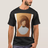 Clara Sage Talla Johnson 1909 Portrait Fine Art T-Shirt (Vorderseite)