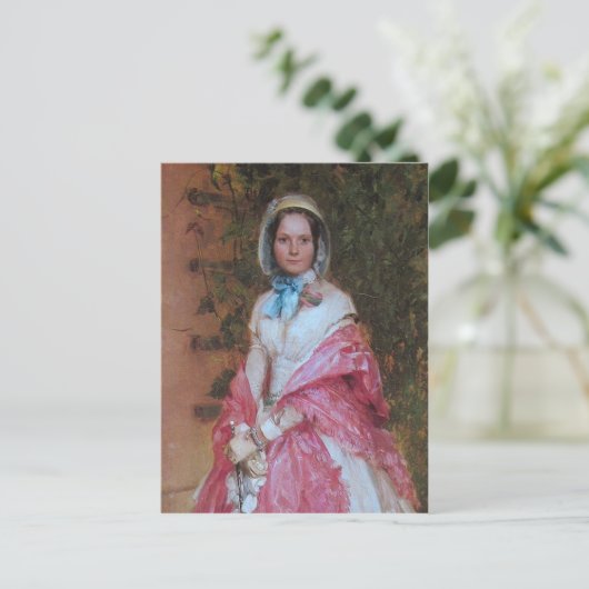 Clara Schmidt bereit, das Datum im Detail zu verlä Postkarte (Stehend Vorderseite)