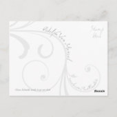 Clara Schmidt bereit, Postkarte auszugehen (Rückseite)