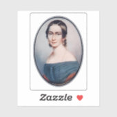 Clara Schumann (1838) Aufkleber (Blatt)