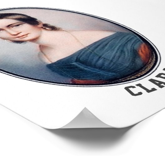 Clara Schumann (1838) Poster (Ecke)