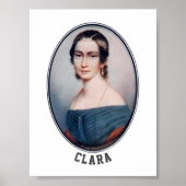 Clara Schumann (1838) Poster (Vorne)