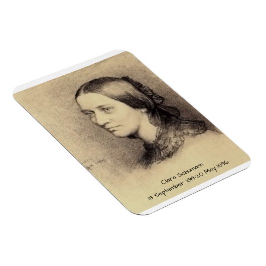 Clara Schumann Magnet (Rechte Seite)