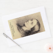 Clara Schumann Rechteckiger Aufkleber (Umschlag)