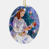 Clara und der Nussknacker Keramikornament (Rechts)