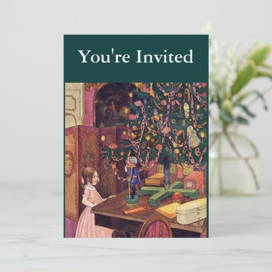 Clara und der Nutcracker Einladung (Stehend Vorderseite)