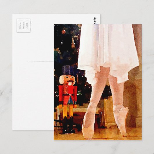 Clara und der Nutcracker Postkarte (Vorne/Hinten)