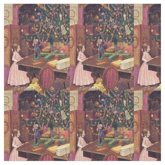 Clara und der Nutcracker Stoff (Nahaufnahme)
