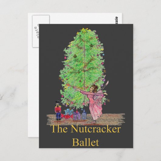 Clara und die Nutcracker-Geschenke Postkarte (Vorne/Hinten)