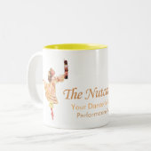 Clara und die Nutcracker-Tasse Zweifarbige Tasse (Vorderseite Links)