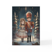 Clara und Nutcracker Vintag Ballet Weihnachten